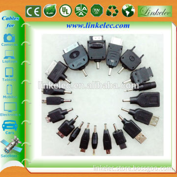 mobile phone charging accessories,adapters,connectors,plugs for samsung sony,dc 3.5mm connector injection
